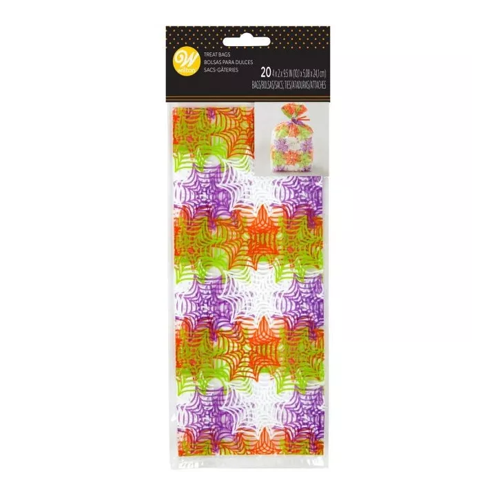 20 Sachets toile halloween