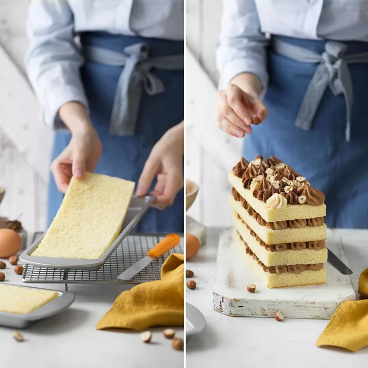 Set of 4 rectangular molds