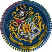 8 pratos de papel pequenos do Harry Potter™, 18 cm