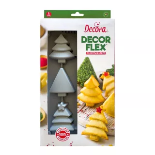 Moule en silicone sapins Decora