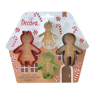 Emporte-pièces gingerbread family Decora