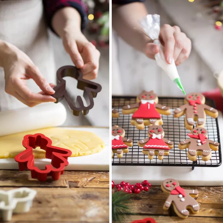 Emporte-pièces gingerbread family Decora