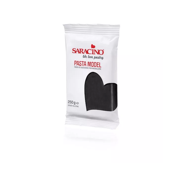 Pâte de modelage Saracino 250g noire