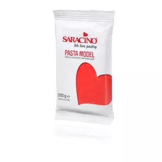 Pâte de modelage Saracino 250g Rouge