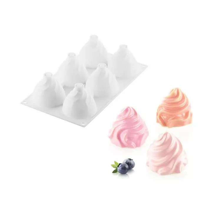 Moule 6 Chantilly Silikomart pro