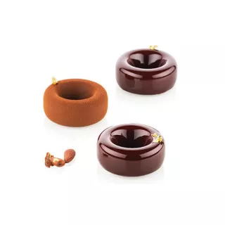 Moule silicone 6 savarins oblio - Silikomart professional