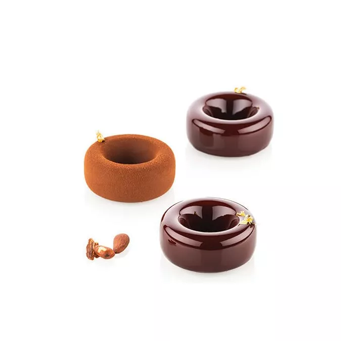 Moule silicone 6 savarins oblio - Silikomart professional