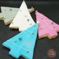 2 Cortadores de Biscoito em Formato de Árvore de Natal Triangular