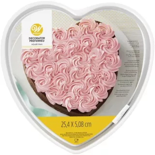Herzförmige Form für Hochzeitstorten, 25 cm