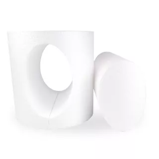 Polystyrene Round Dummy  diam 9.84 in. H 3.93 in.