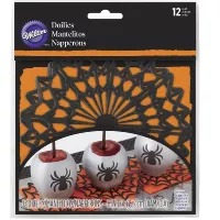 12 Spinnennetz-Tischsets