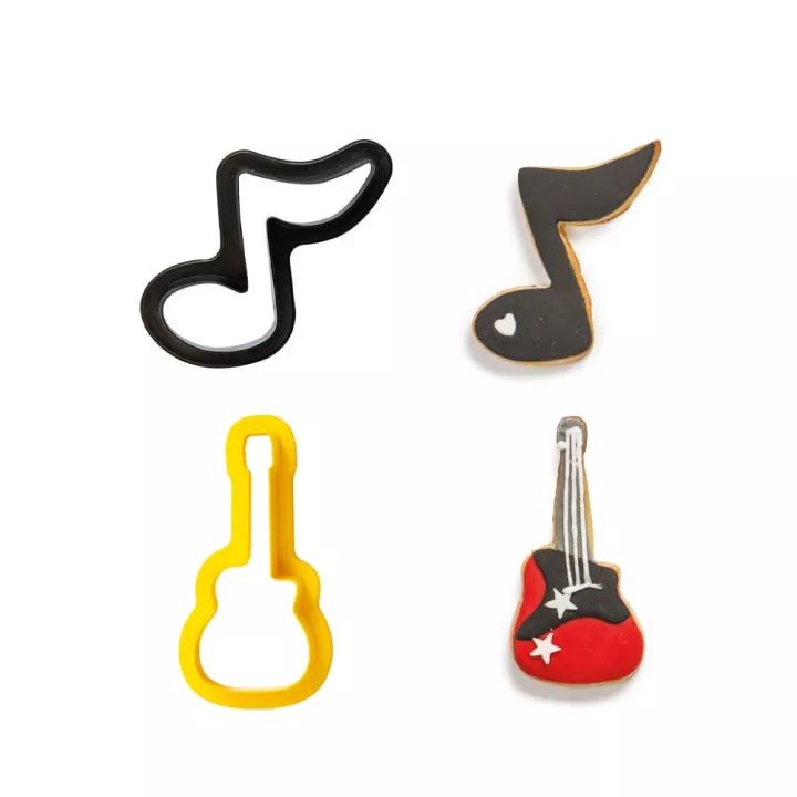 Emporte-pièce Guitare  et note
