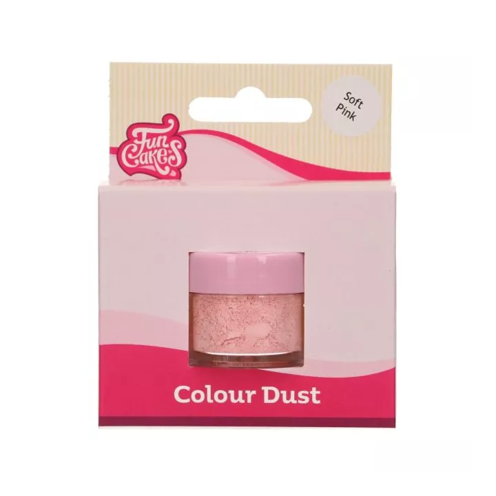 Colorant de surface en poudre rose clair - FunCakes