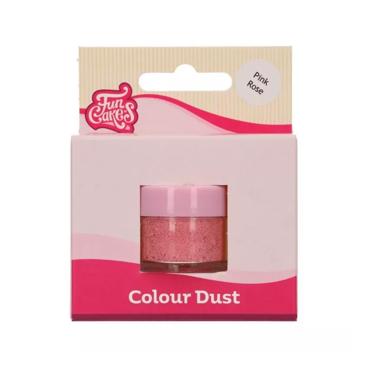 Colorant de surface en poudre rose - FunCakes