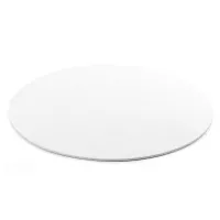 Fond Rond Fin blanc diam 15 cm pour gâteau 