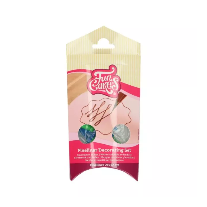 Ensemble douilles de décoration et poches à douilles funcakes