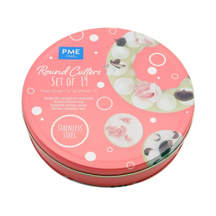 19 Emportes Pièces Ronds Lisses