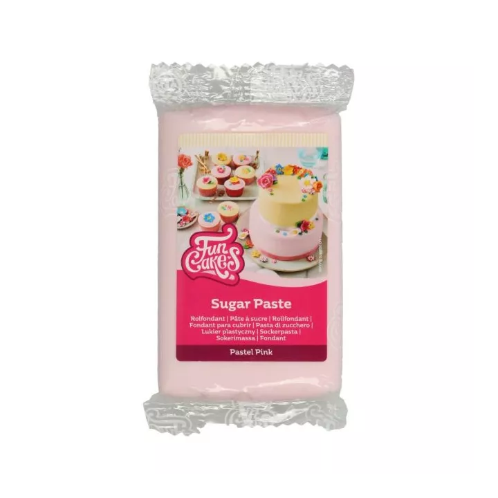 Pâte à sucre Pastel pink Funcakes