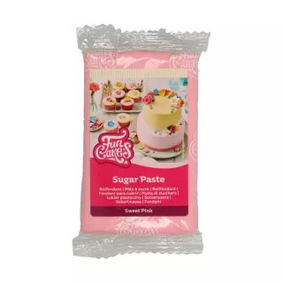 Pasta di zucchero rosa dolce Funcakes