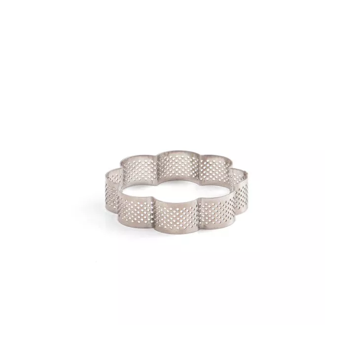 Cercle à tarte marguerite 9 cm - ht 2,5 cm