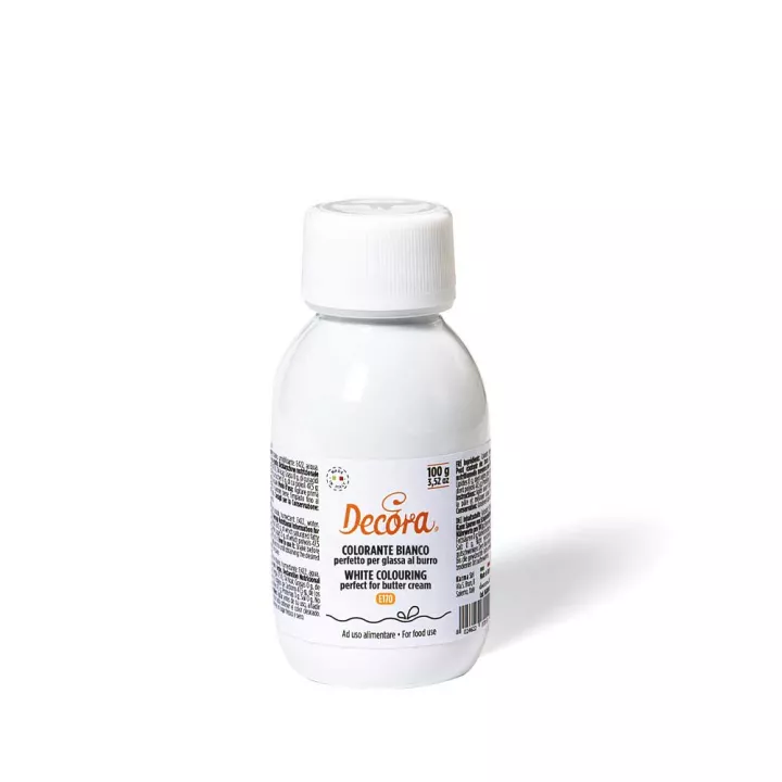 Colorant liposoluble liquide blanc Decora