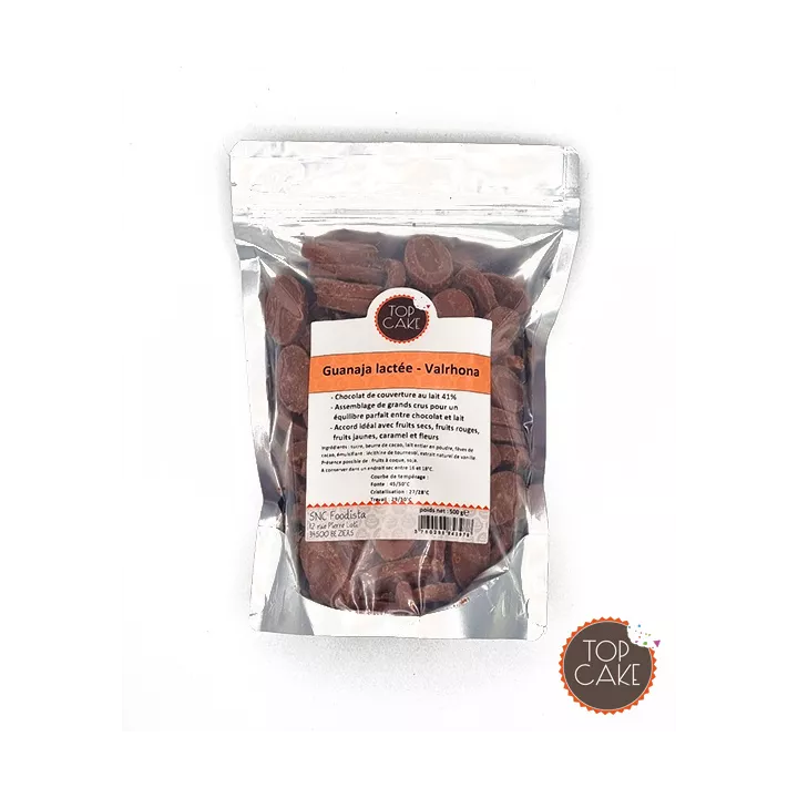 Guanaja Lactée 41 % – Valrhona Milchschokoladenbohnen 500 g