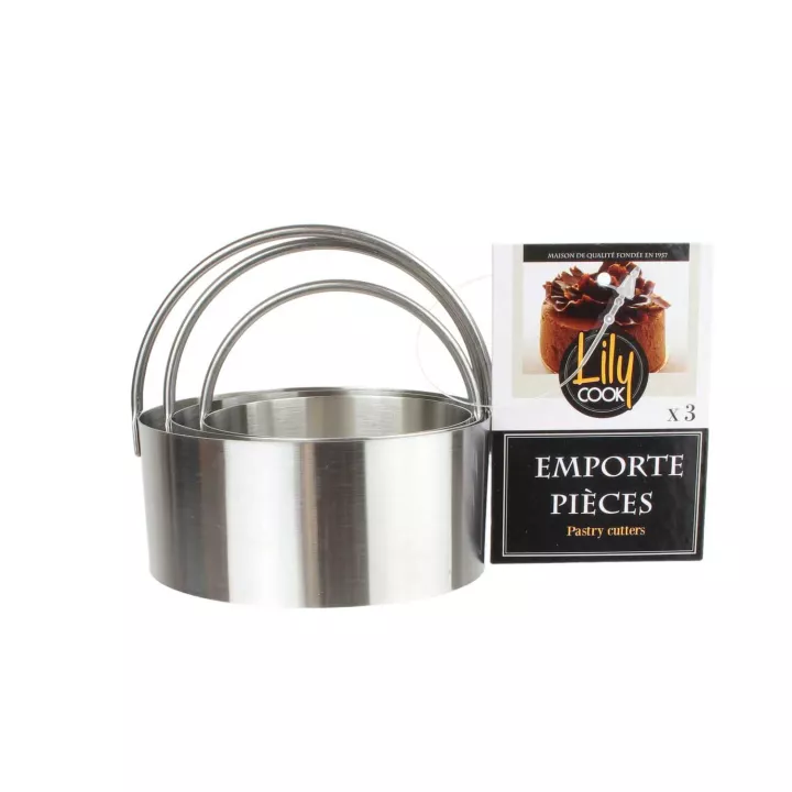 EMPORTE-PIECE ROND X3 5.5CM 6.5CM 7.5CM