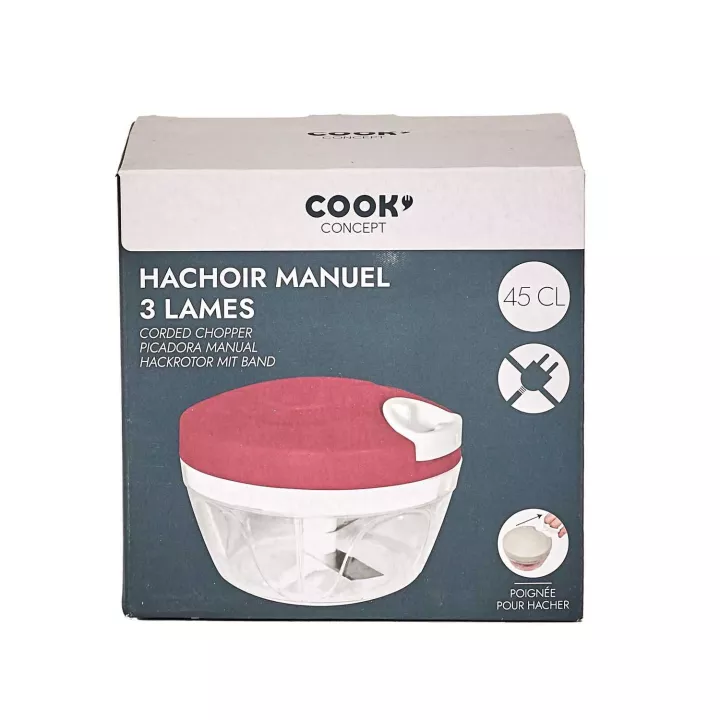 HACHOIR 3 LAMES AVEC FIL