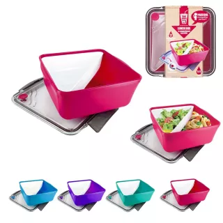 LUNCH BOX A COMPARTIMENTS AVEC VALVE