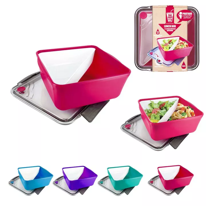 LUNCH BOX A COMPARTIMENTS AVEC VALVE