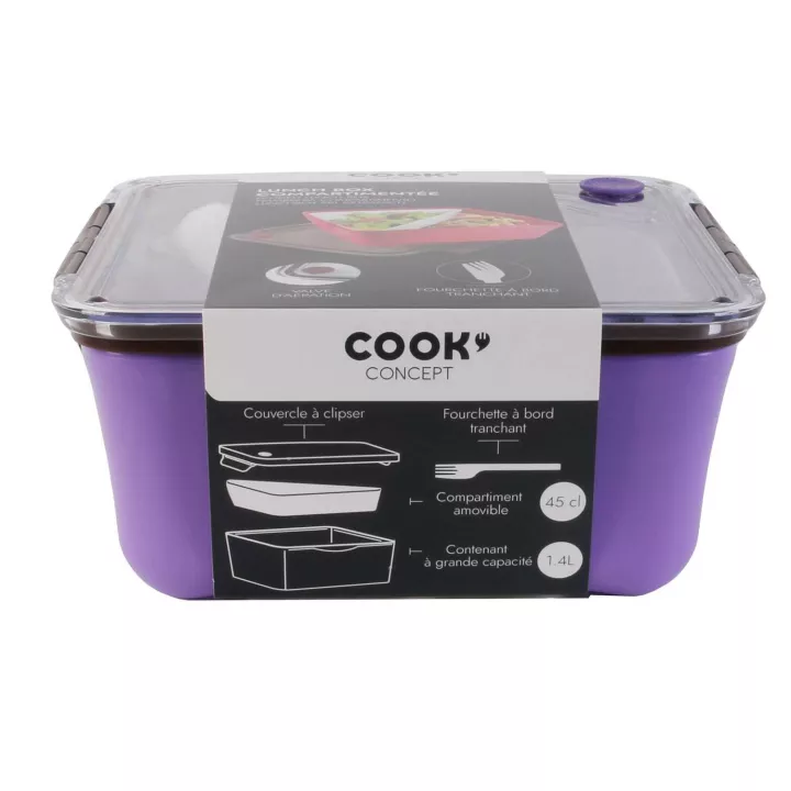 LUNCH BOX A COMPARTIMENTS AVEC VALVE