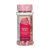 Glamour Pink Funcakes Sugar Decorations