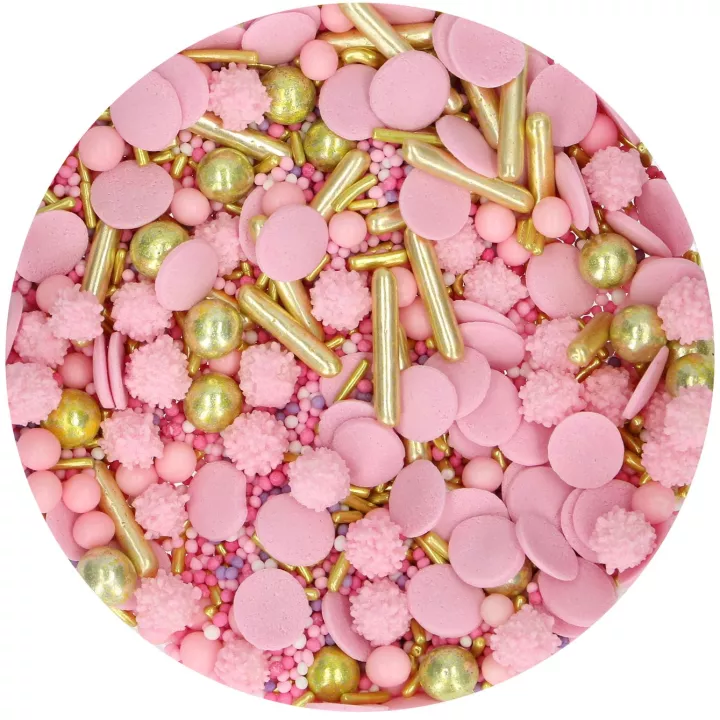 Décors en sucre Glamour Pink Funcakes