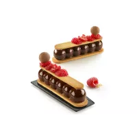 Molde Éclair Silikomart Pro com 6 Trufas