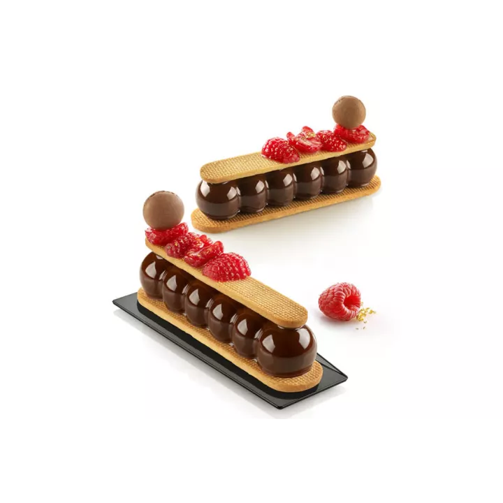 Moule 6 truffles éclair Silikomart pro