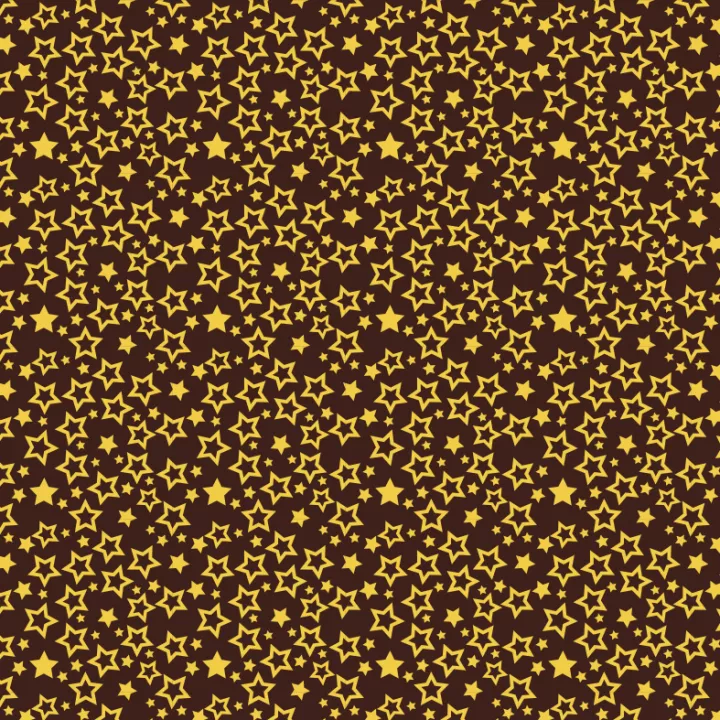 Transfert à chocolat Petites étoiles