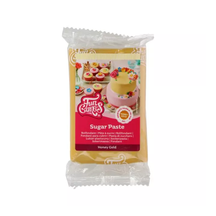Pâte à sucre Miel d'or Funcakes