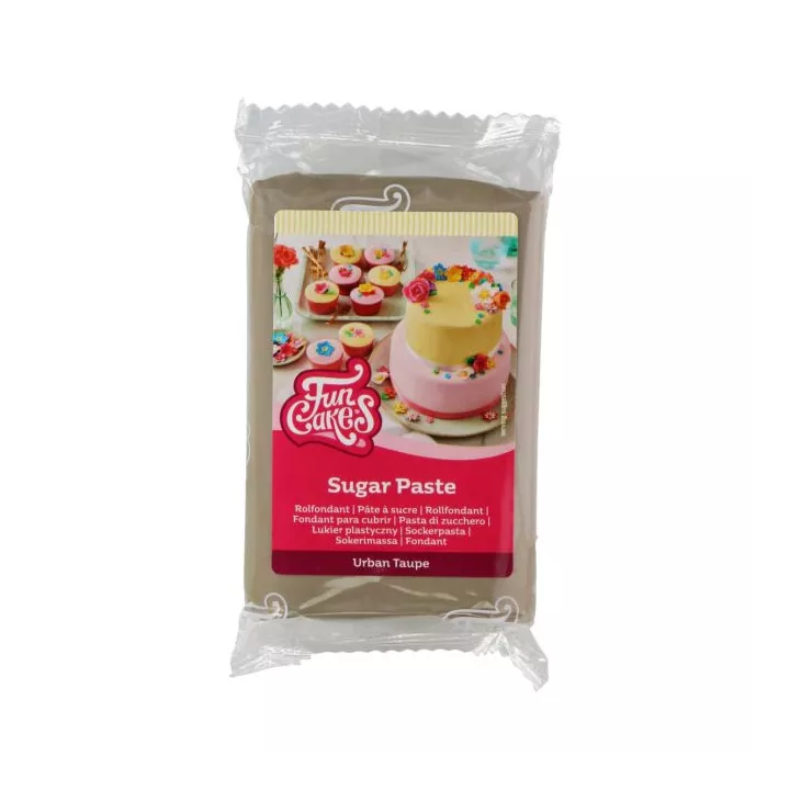 Pasteles de pasta de azúcar Urban Taupe FunCakes