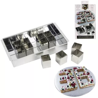 Numbers and Letters cake mould