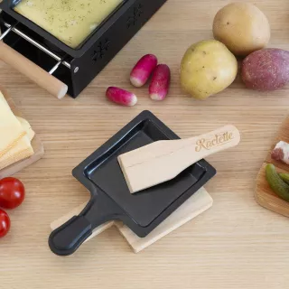 4 Spatules à raclette en bois