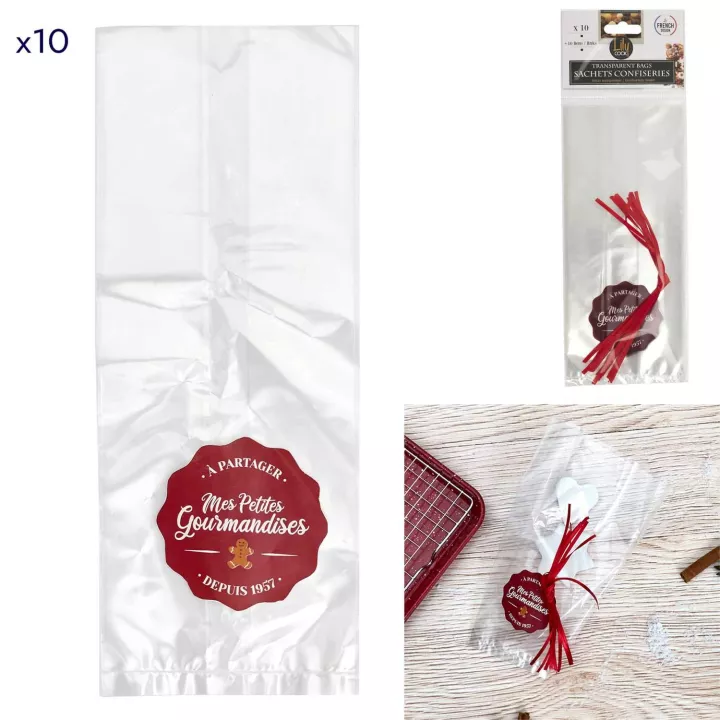 10 sachets de confiseur