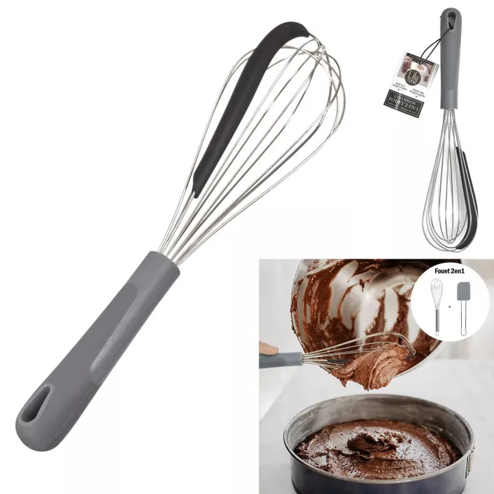 Fouet spatule 2 en 1
