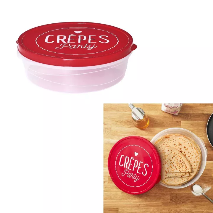 Boîte de conservation pour crêpes
