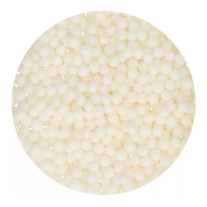 Funcakes White Sugar Pearls
