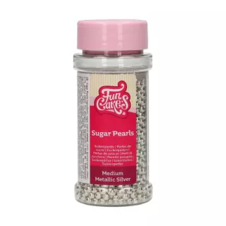 microsfere di zucchero argentate da 4 mm