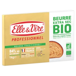 Beurre de Tourage Bio Elle & Vire extra sec 84%