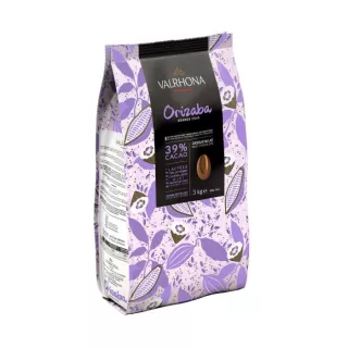 Orizaba 39% - Fèves chocolat Lait Valrhona 3kg @