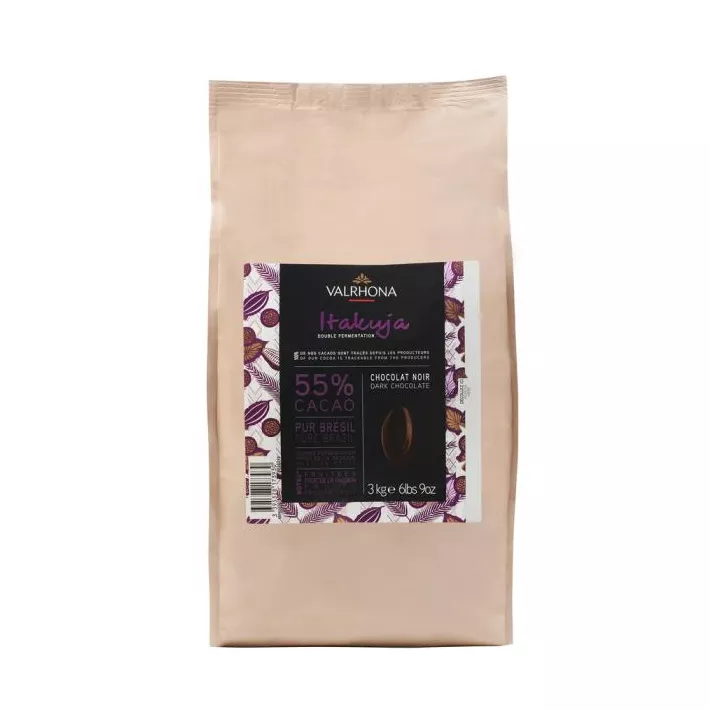 Itakuja 55%- Fèves chocolat noir Valrhona 3kg @