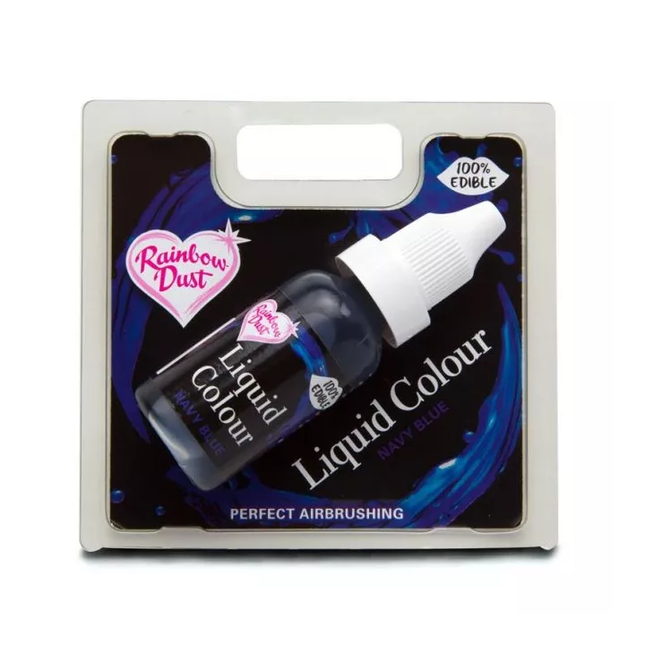Peinture bleu navy pour aérographe Rainbow dust