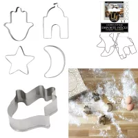 Tagliabiscotti e formine per torte festive di Eid